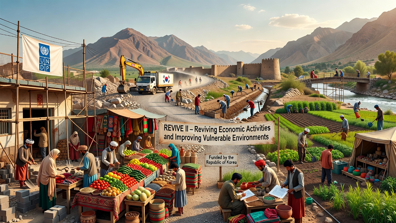 South Korea Funds Second Phase of UNDP Recovery Work in Five Afghan Provinces