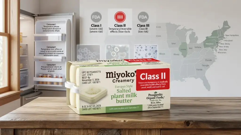FDA Assigns Risk Level to Plant-Based Butter Recall Over Contamination